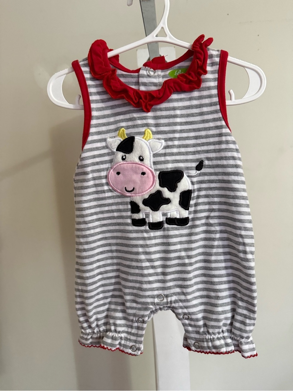Be Mine Cow Romper